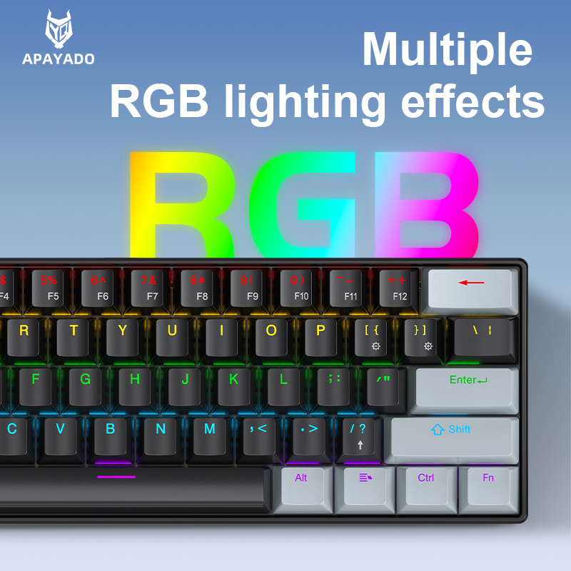 APAYADO K61 Mini mechanisch to - Keyboard Gaming Blue Switch recensie en prijs