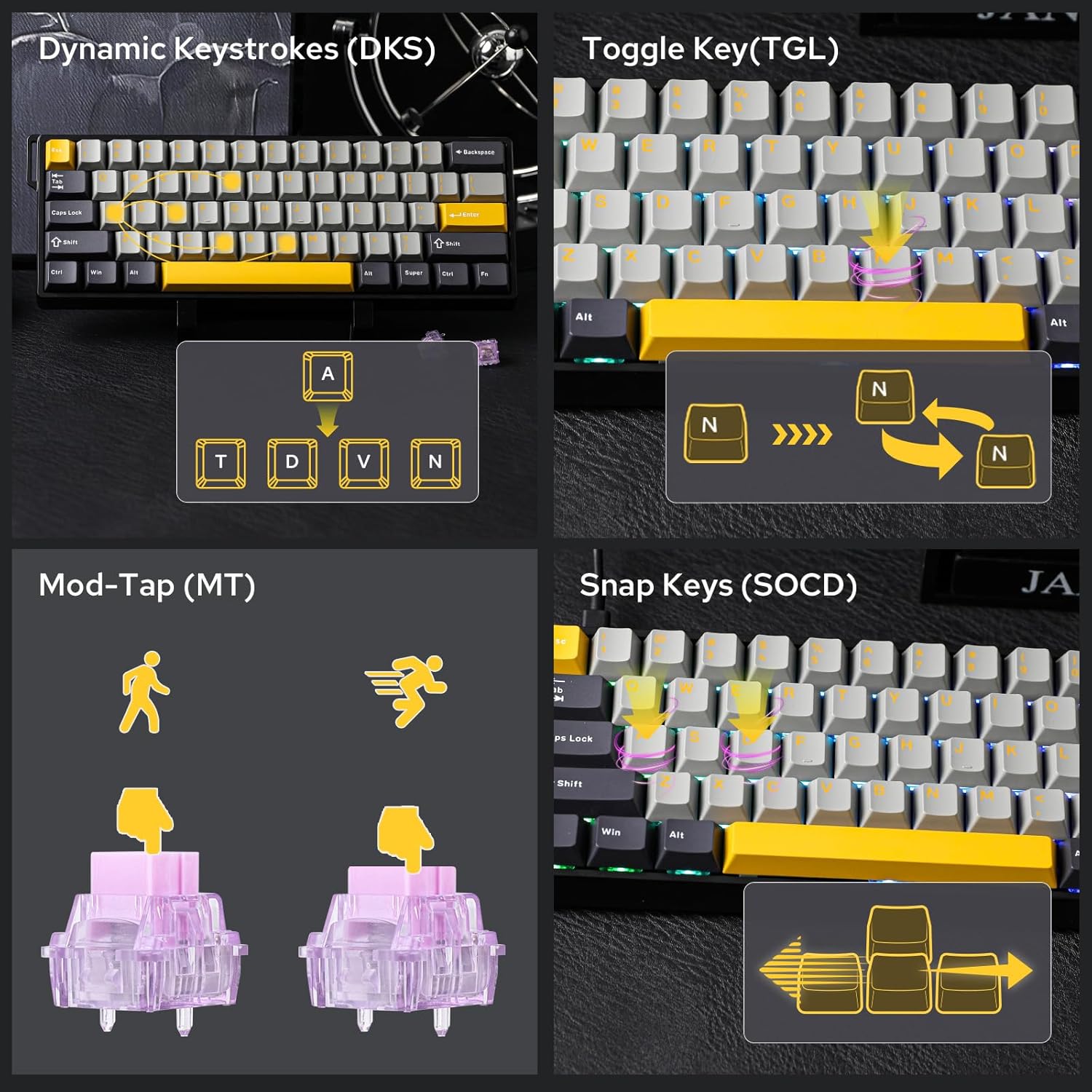 AULA WIN60 HE 60% Max Pro Magn - Gaming Keyboard Hot Swappable recensie en prijs